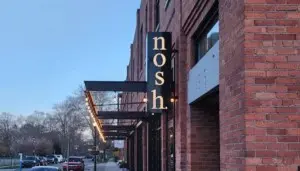 Nosh Rochester NY building sign
