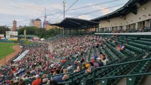 Red Wings Annual Game Rochester fans at Frontier Field