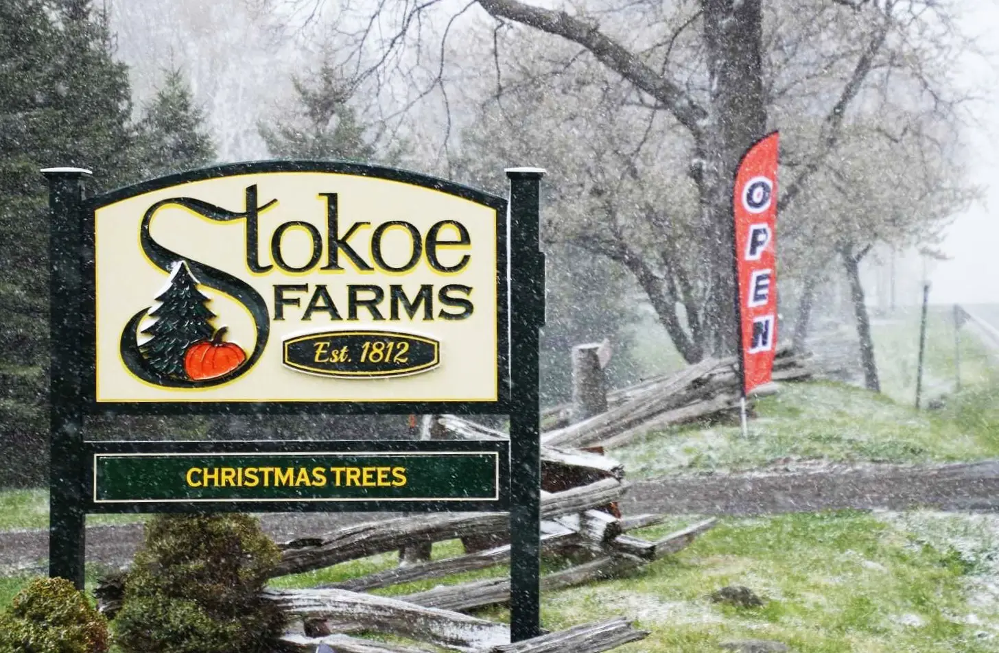 Stokoe Farms Rochester NY sign