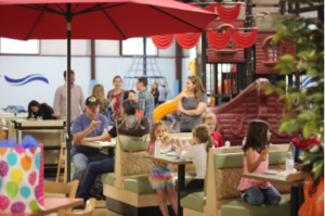 Ontario Play & Cafe Rochester NY seating area