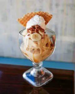 White Rabbit Dessert Experience ice cream sundae