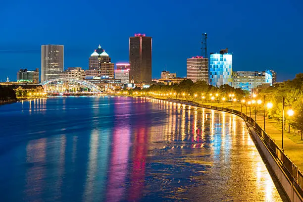 Downtown Rochester NY Genesee Riverway Trail