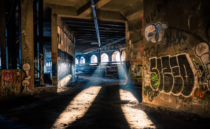 Rochester abandoned subway graffiti interior Rochester abandoned subway graffiti interior