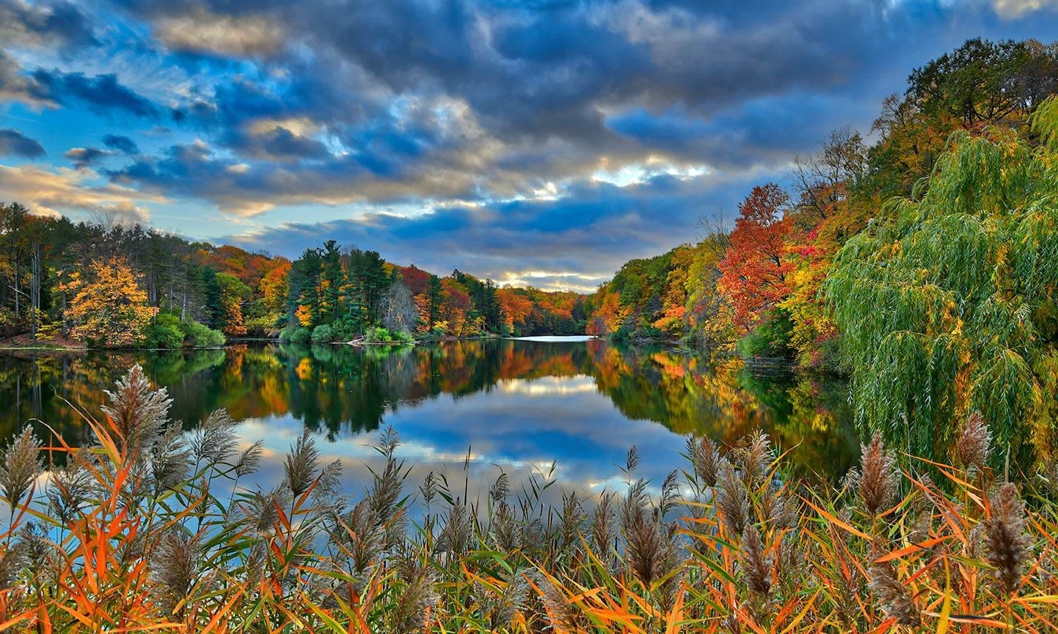 Durand Eastman Park Rochester NY Lake Ontario scenic view