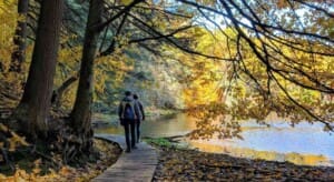 Durand Eastman Park Rochester NY trail