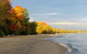 Durand Eastman Beach Rochester NY shoreline