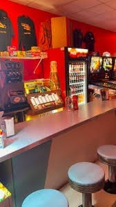 Arcade 80s snack area Arcade 80s snack area