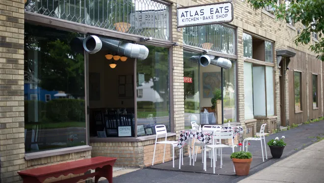 Atlas Eats exterior storefront
