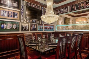 Dining room inside Delmonico's Italian Steakhouse Dining room inside Delmonico's Italian Steakhouse