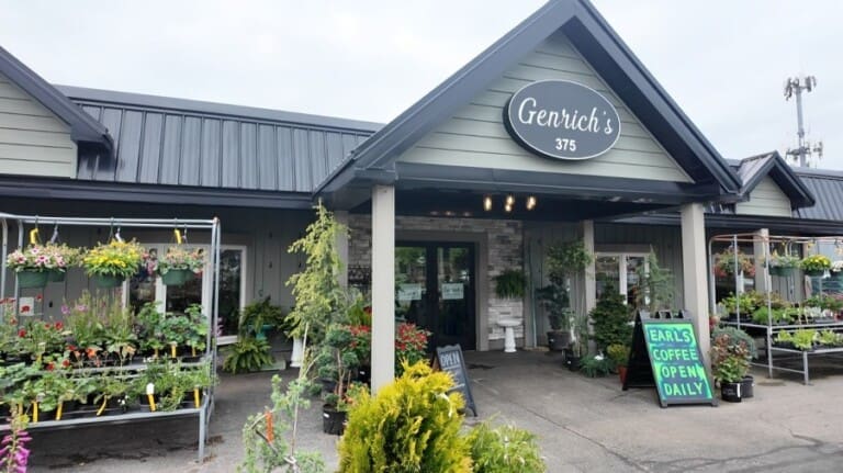 Genrich's Garden Center entrance