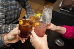 Alcohol-free beverages at AltBar Alcohol-free beverages at AltBar
