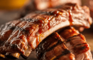 Smoked ribs at Dinosaur Bar-B-Que Smoked ribs at Dinosaur Bar-B-Que