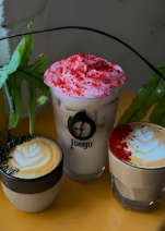 Drinks at Fuego Coffee Roasters Drinks at Fuego Coffee Roasters