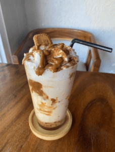 Biscoff milkshake from Sweet Retreat