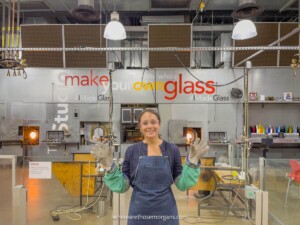 Visitors creating glass artwork at Corning Museum of Glass Visitors creating glass artwork at Corning Museum of Glass