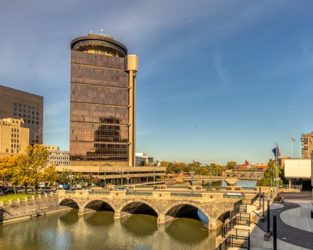 Scenic Downtown Rochester