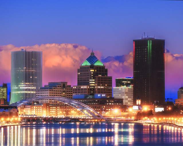 Aerial view of the Best Attractions in Rochester NY