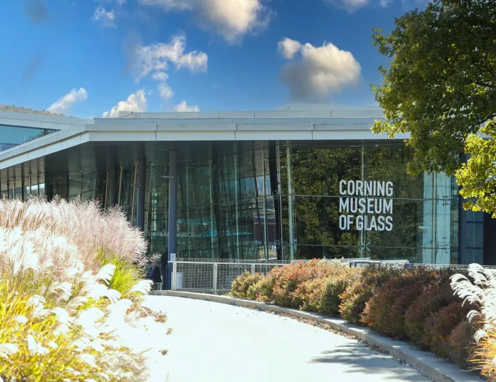Exterior of the Corning Museum of Glass
