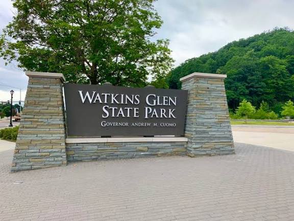 Watkins Glen State Park signage