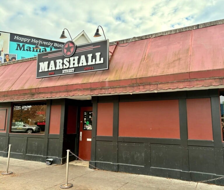 Exterior of Marshall St. Bar and Grill