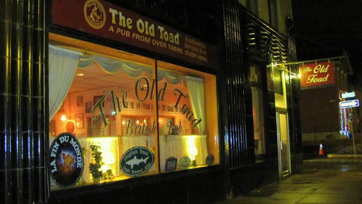 The Old Toad British pub exterior