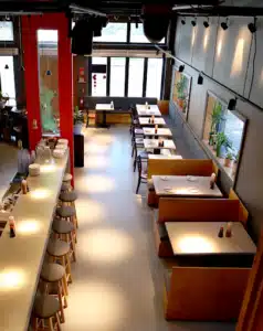 Interior of Han Noodle Bar