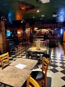 Interior dining area at Marshall St. Bar and Grill Interior dining area at Marshall St. Bar and Grill