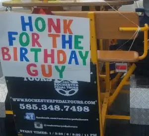 Birthday celebration on Rochester Pedal Tours
