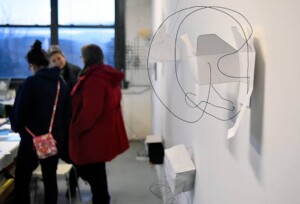 Artwork inside Anderson Arts Building