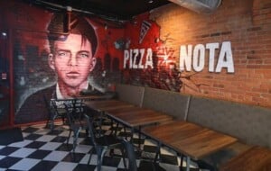 Pizza NOTA interior dining area Pizza NOTA interior dining area