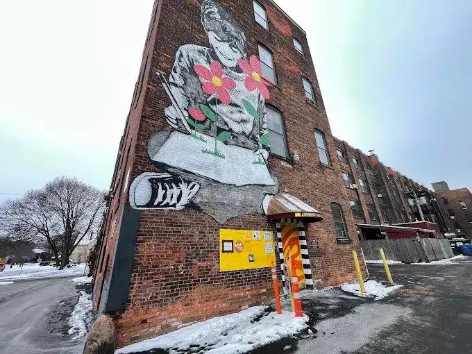 Exterior of Anderson Arts Building
