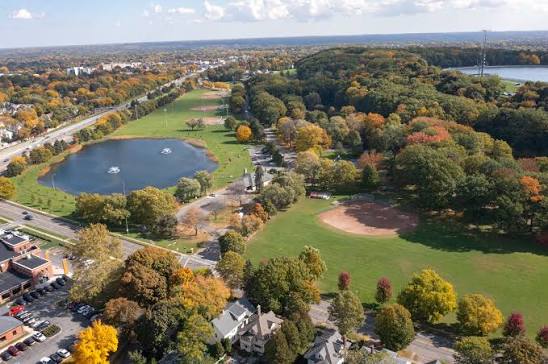 Cobbs Hill Park aerial view