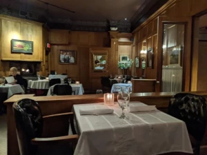 Cozy dining room inside Rooney’s Restaurant Cozy dining room inside Rooney’s Restaurant